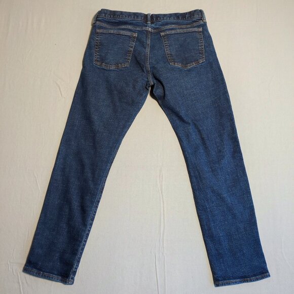 GAP Denim jeans slim fit men's size 34 X 32 ink blue classic style - Picture 3 of 14